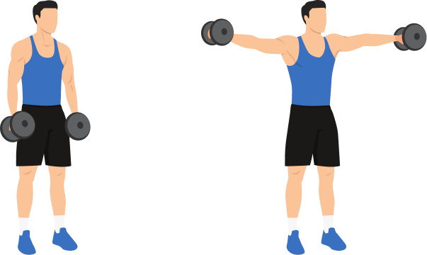 Dumbbell Lateral Raise demonstration