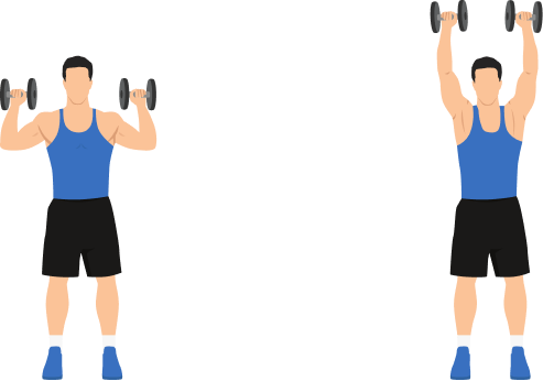 Dumbbell Shoulder Press demonstration