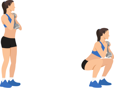 Goblet Squat demonstration