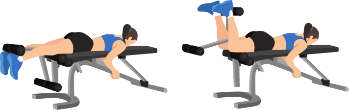 Lying Leg Curl demonstration
