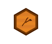 Wood rank icon